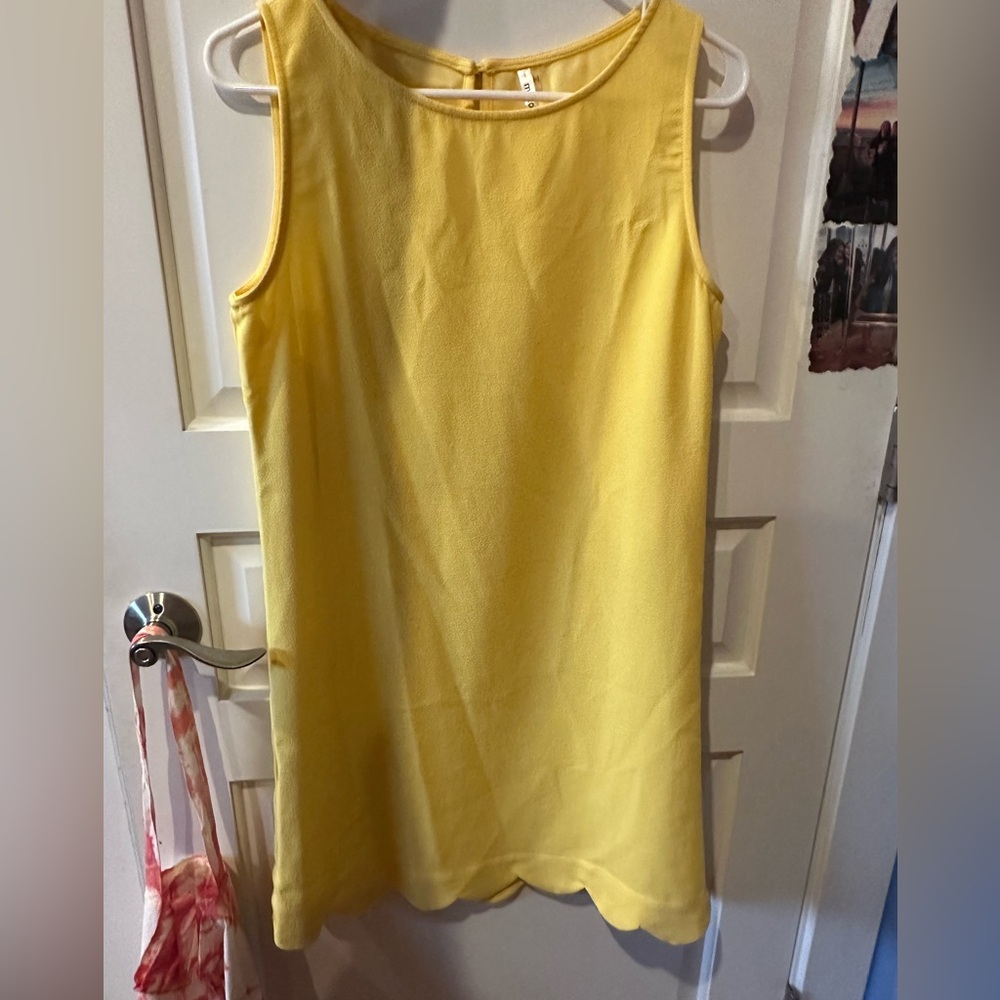 Mittoshop Yellow Textured Dress